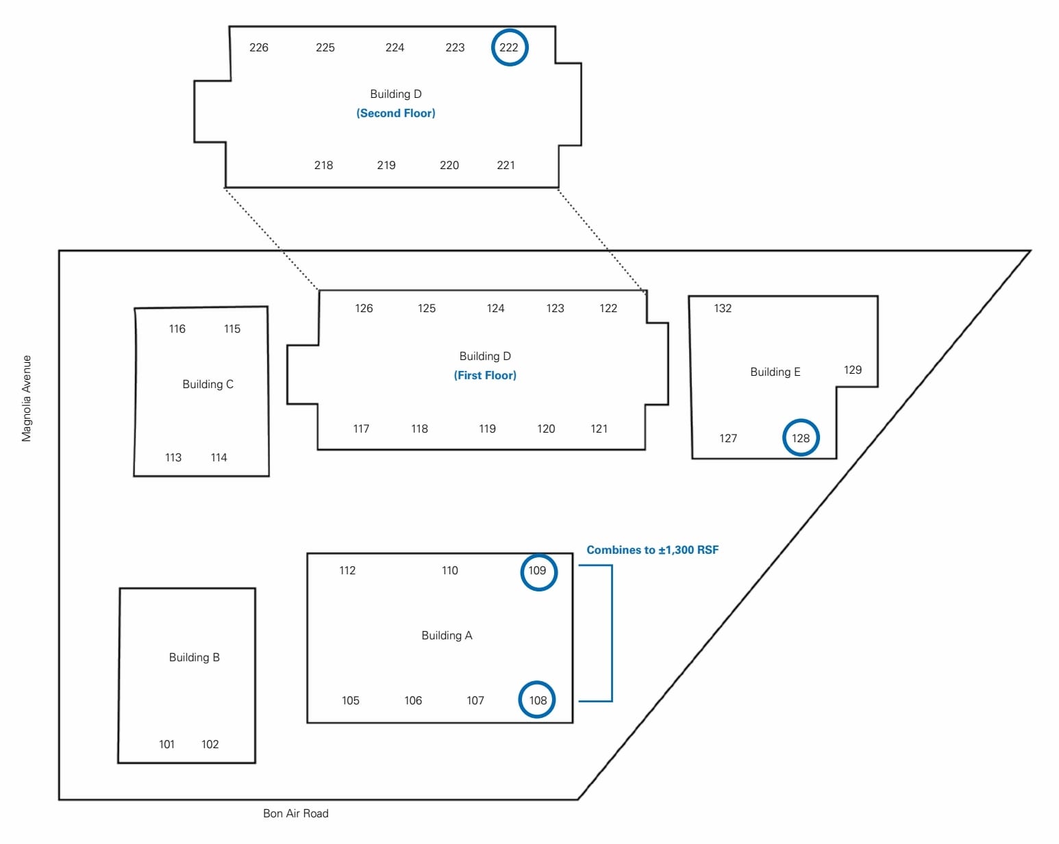 5 Bon Air Rd, Larkspur, CA for lease Floor Plan- Image 1 of 1