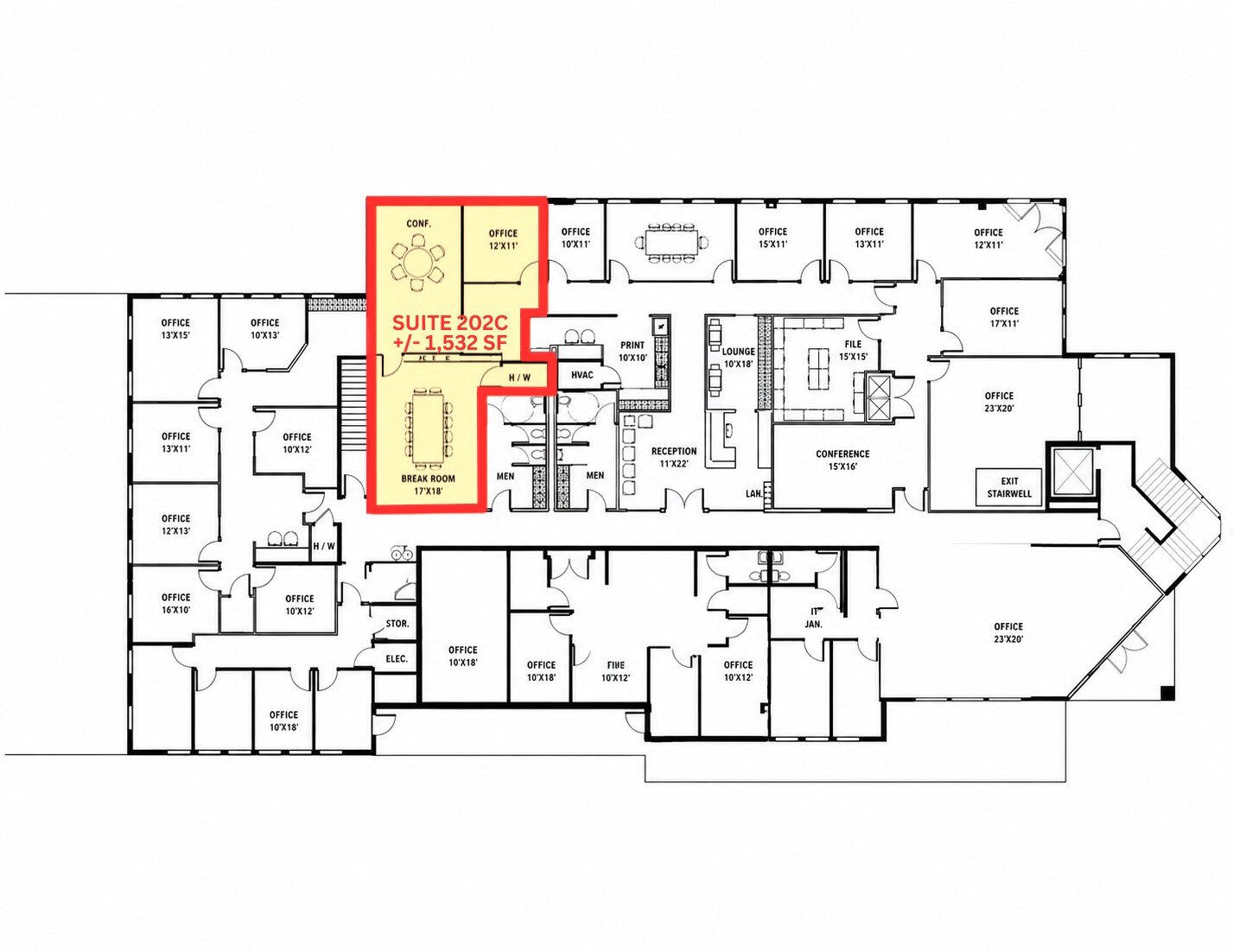 1641 Crain Hwy, Crofton, MD for lease Floor Plan- Image 1 of 1