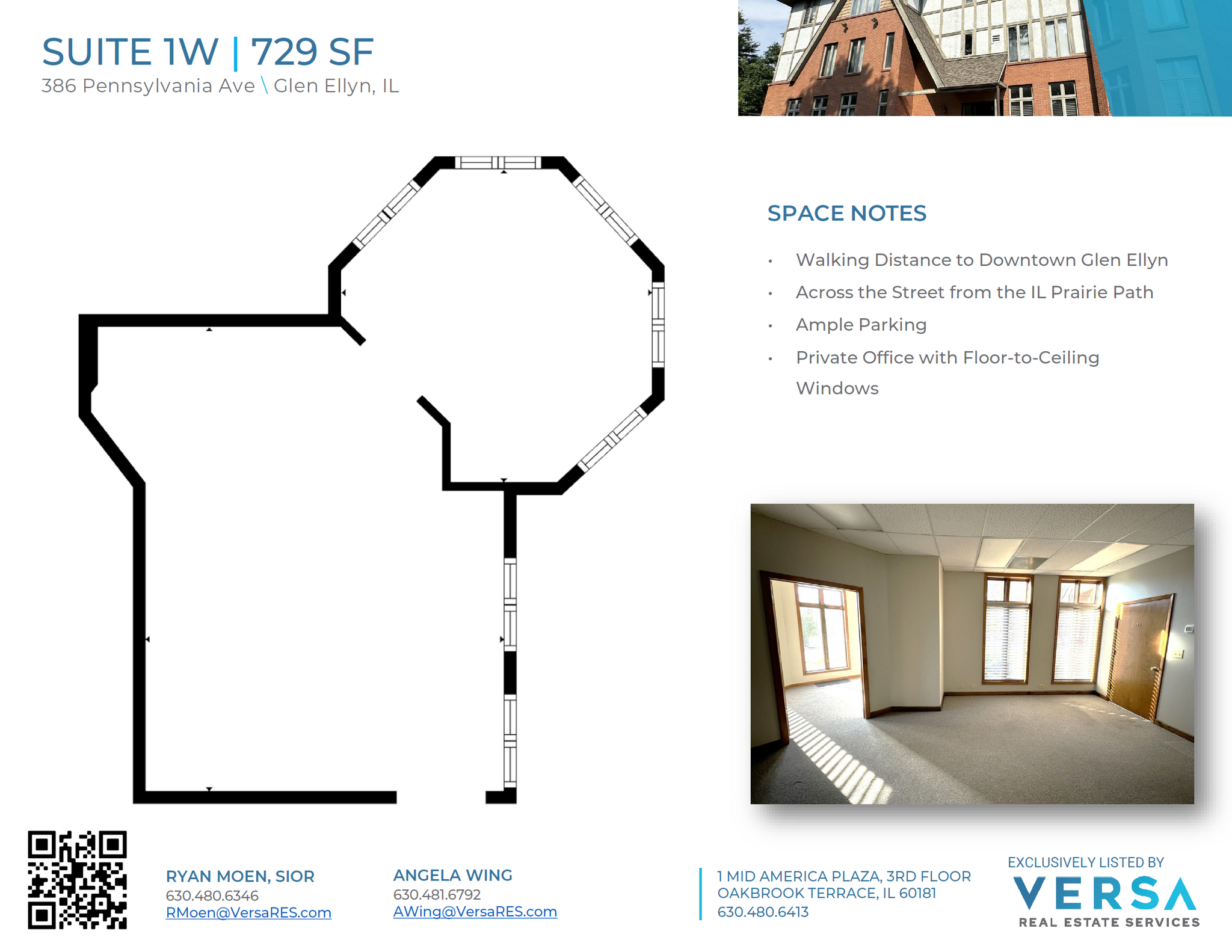 386 Pennsylvania Ave, Glen Ellyn, IL for lease Floor Plan- Image 1 of 1