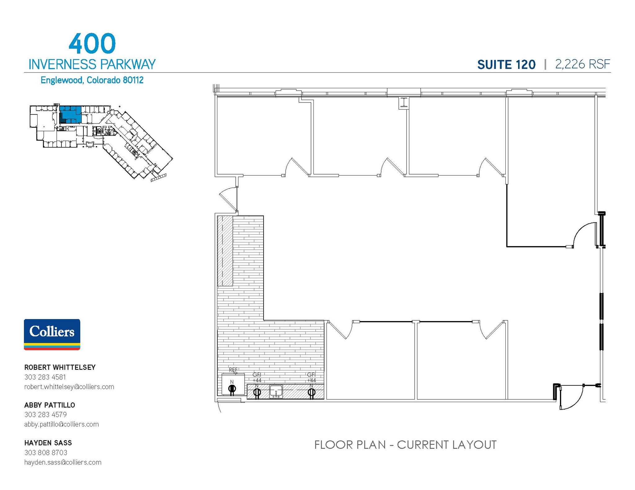 400 Inverness Pky, Englewood, CO for lease Floor Plan- Image 1 of 1