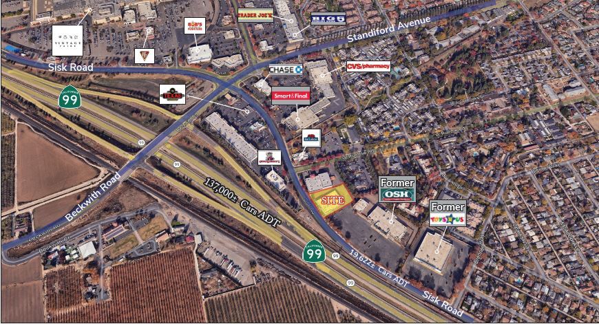 2828 Sisk Rd, Modesto, CA for lease - Building Photo - Image 2 of 2