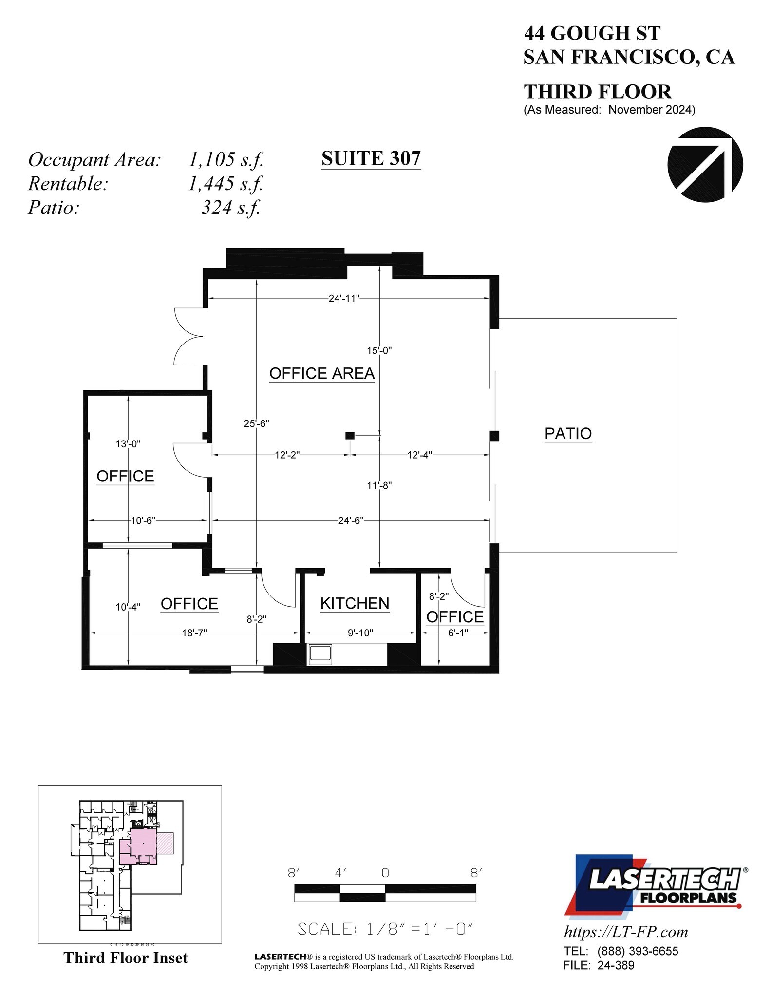 44 Gough St, San Francisco, CA for lease Site Plan- Image 1 of 1