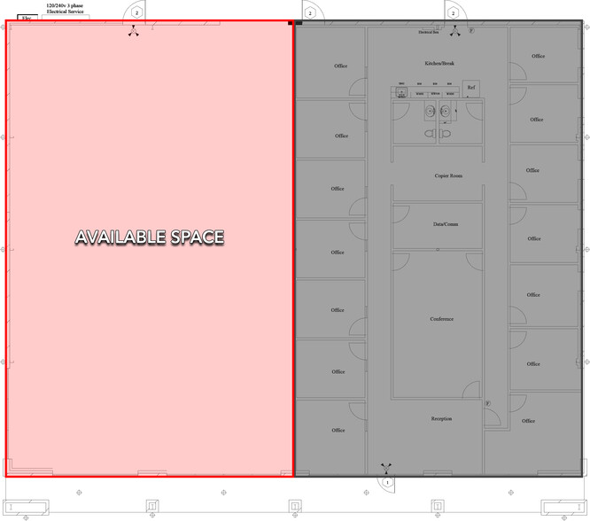 8525 Jackrabbit Rd, Houston, TX for lease - Floor Plan - Image 3 of 4