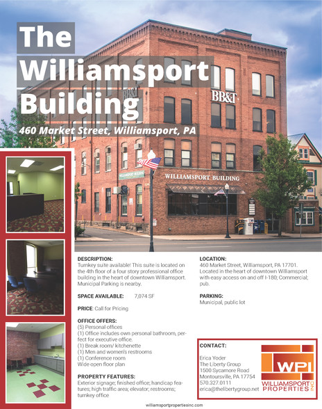 460 Market St, Williamsport, PA for sale - Building Photo - Image 1 of 1