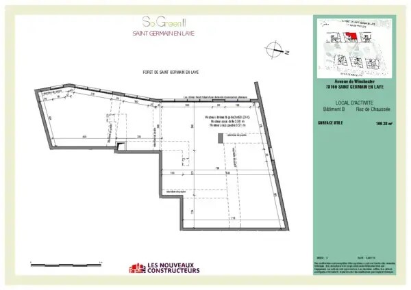 Retail in Saint-Germain-en-Laye for lease Floor Plan- Image 1 of 1