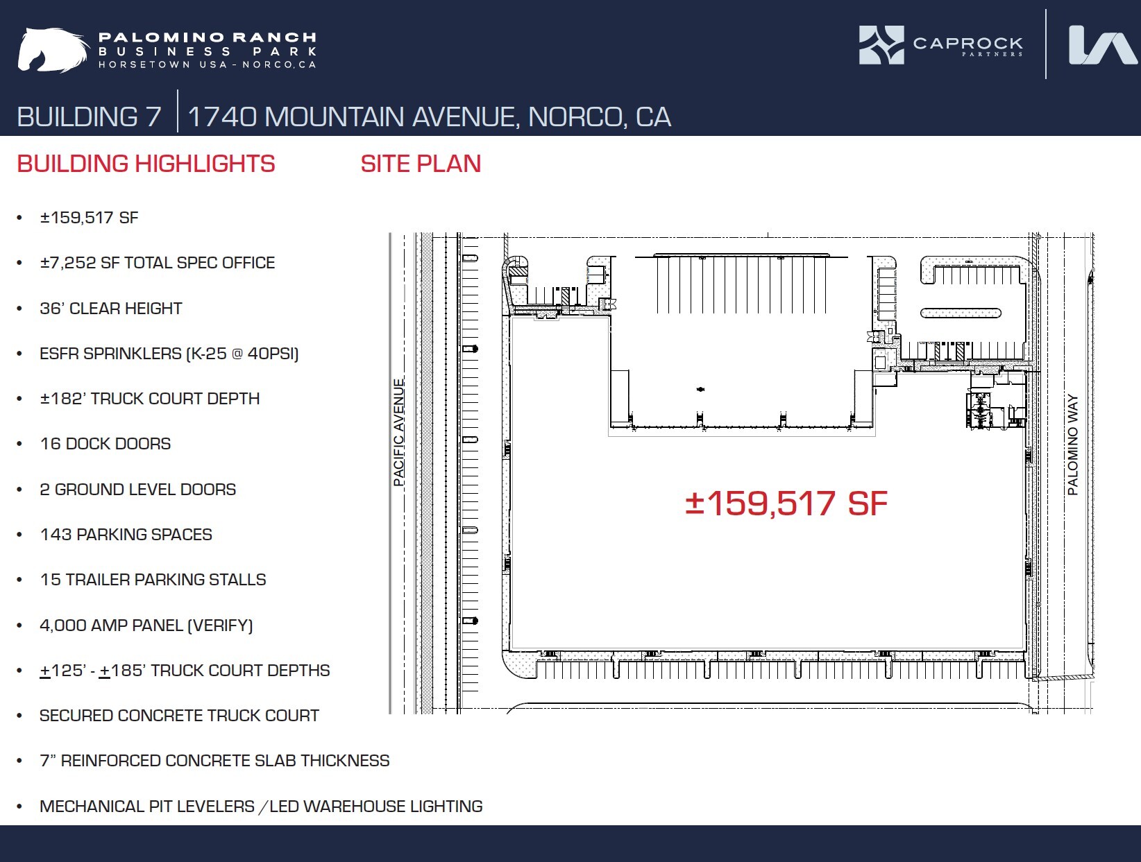 Palomino Ranch, Norco, CA for lease Site Plan- Image 1 of 2