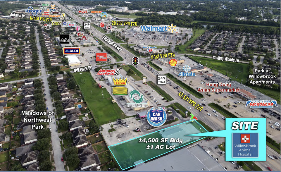 13480 State Highway 249, Houston, TX for sale - Aerial - Image 2 of 2