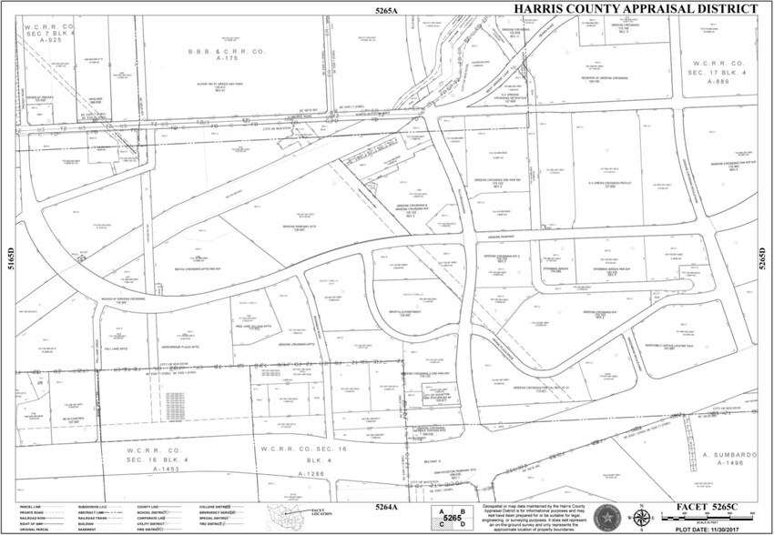 1256 Greens Pky, Houston, TX for lease - Plat Map - Image 2 of 4