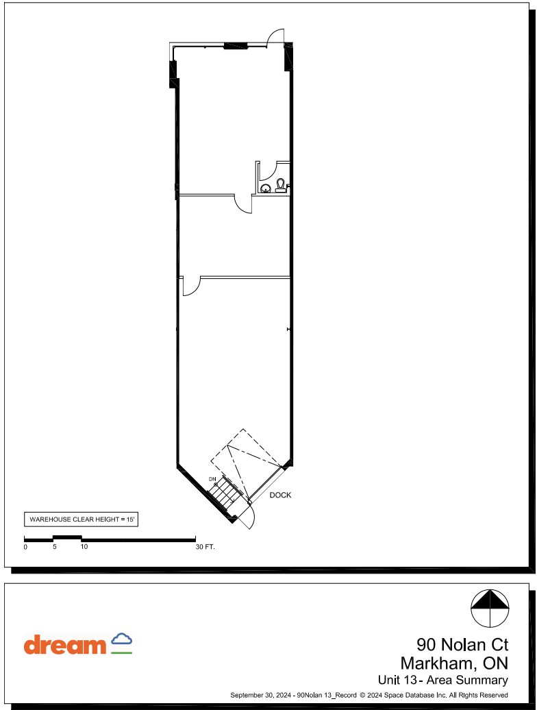 90 Nolan Ct, Markham, ON for lease Floor Plan- Image 1 of 1