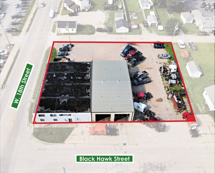 170 W 18th St, Waterloo, IA for lease - Aerial - Image 3 of 6