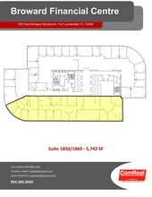 500 E Broward Blvd, Fort Lauderdale, FL for lease Floor Plan- Image 2 of 2