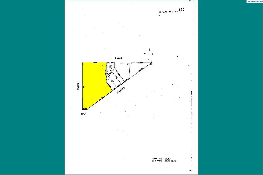 870 Market St, San Francisco, CA for lease - Plat Map - Image 2 of 2