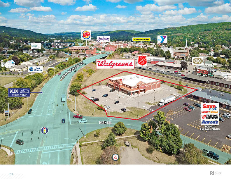 12 Park Dr, Hornell, NY 14843 Walgreens Corp Abs NNN w/ Incrs