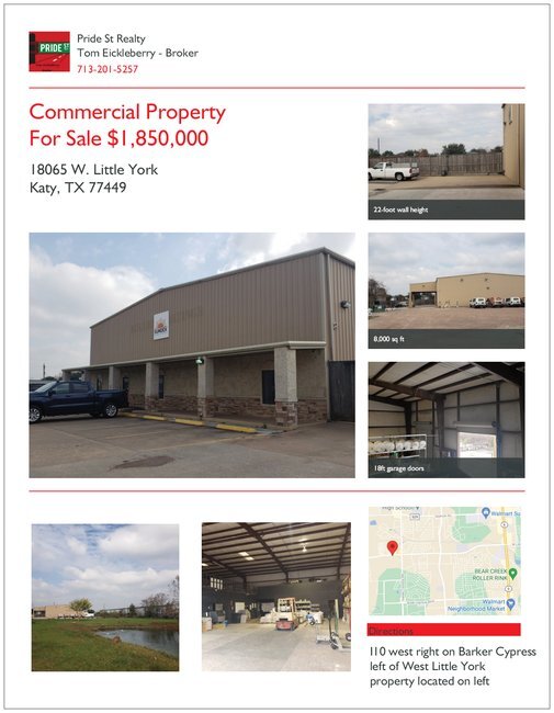 18065 W Little York Rd, Katy, TX for sale Building Photo- Image 1 of 1