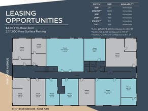 712-714 Fair Oaks Ave, South Pasadena, CA for lease Floor Plan- Image 1 of 1