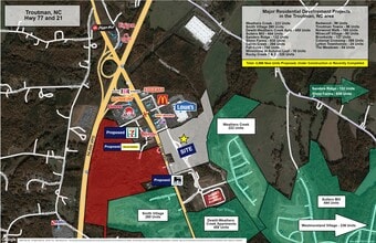 1087 Charlotte Highway, Troutman, NC - AERIAL map view