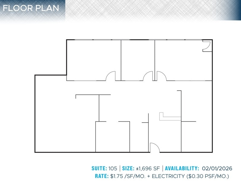 4849 Ronson Ct, San Diego, CA for lease Floor Plan- Image 1 of 1