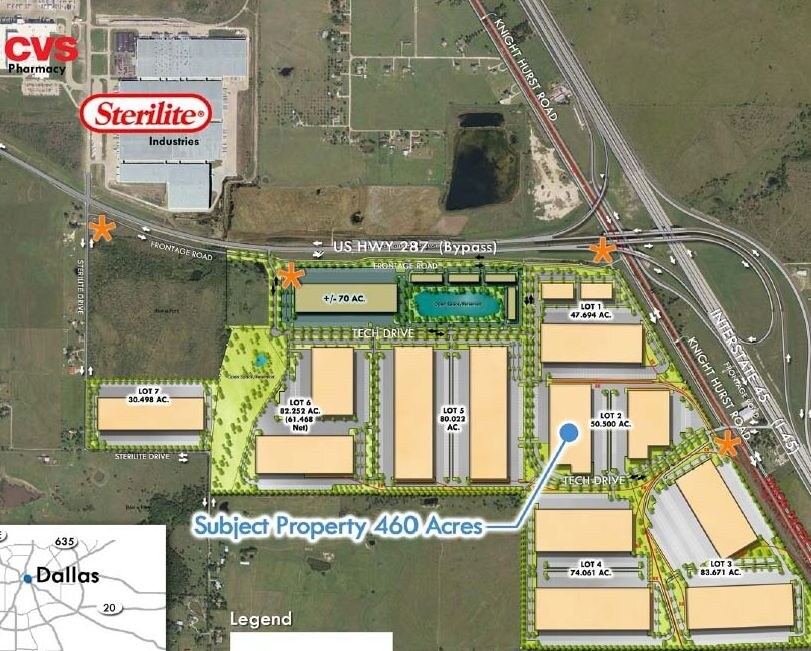 Interstate 45 & Knighthurst St, Ennis, TX for sale Building Photo- Image 1 of 1