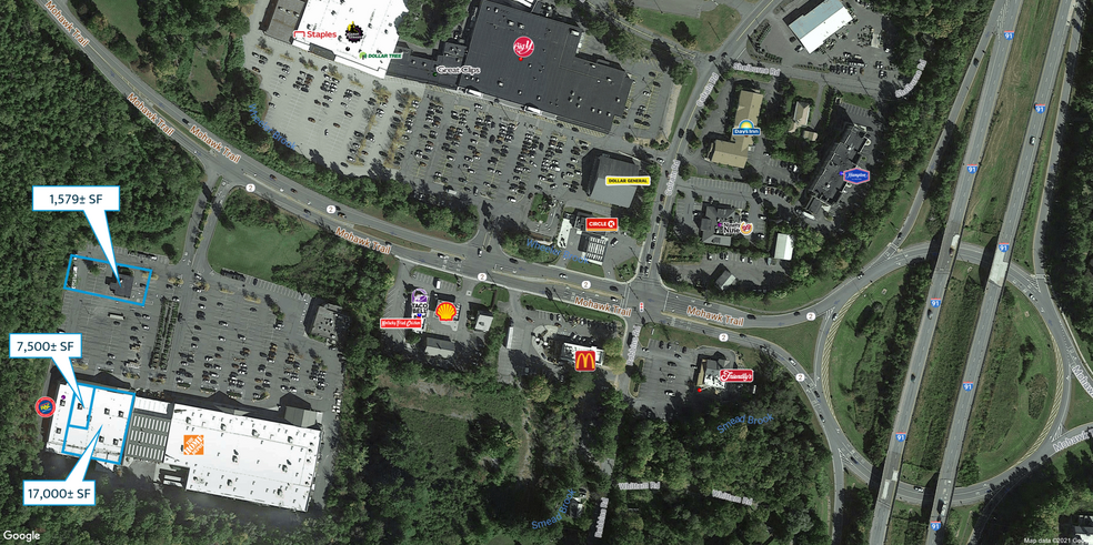 254-280 Mohawk Trl, Greenfield, MA for lease - Aerial - Image 2 of 16