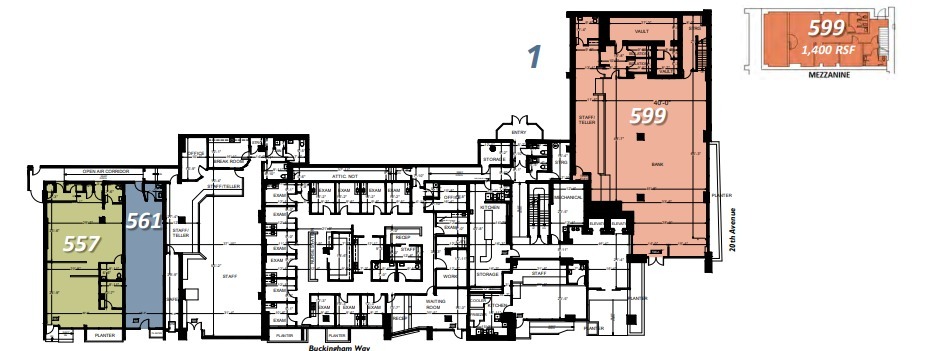 557-599 Buckingham Way, San Francisco, CA for lease Floor Plan- Image 1 of 1