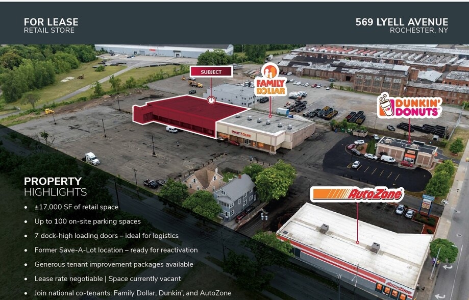 569 Lyell Ave, Rochester, NY for lease - Building Photo - Image 2 of 7