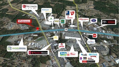 11343 US Highway 319 N, Thomasville, GA - AERIAL  map view