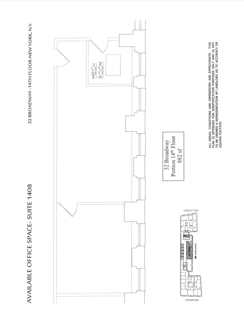 32 Broadway, New York, NY for lease Floor Plan- Image 1 of 1