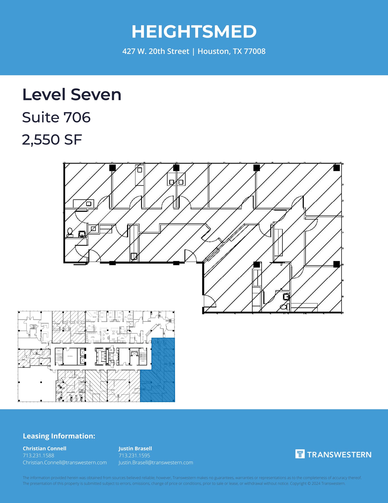 427 W 20th St, Houston, TX for lease Site Plan- Image 1 of 2