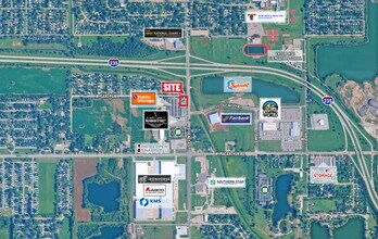 3801 S Seneca St, Wichita, KS - Aerial map view