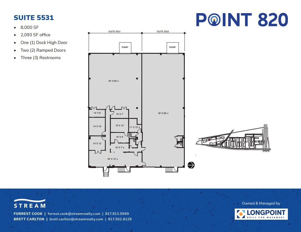 5721 E Rosedale St, Fort Worth, TX for lease Floor Plan- Image 1 of 1