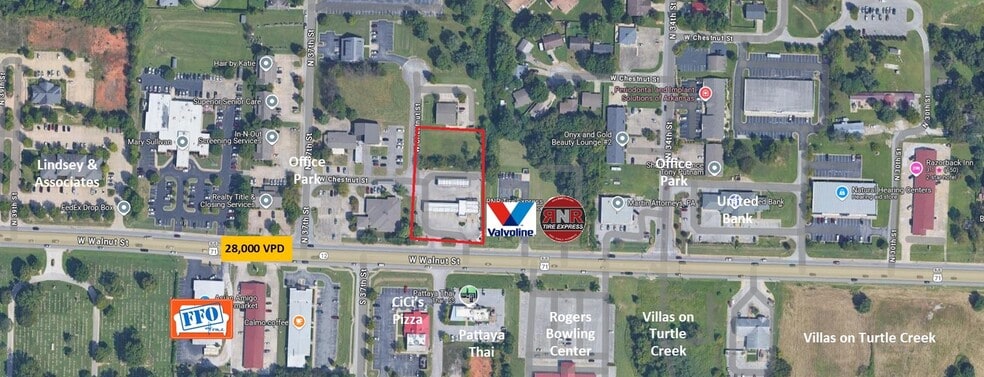 3515 W Walnut St, Rogers, AR for sale - Aerial - Image 1 of 2