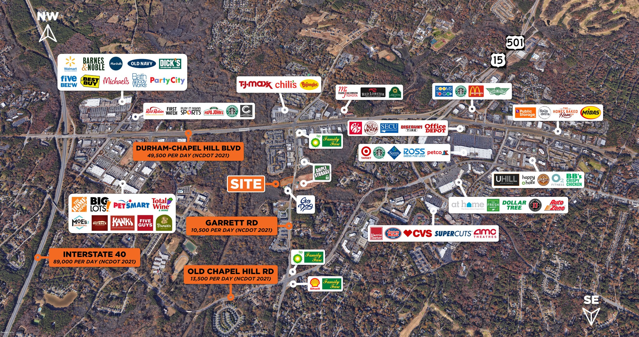 4350 Garrett Rd, Durham, NC 27707 South Durham Land (±1.5 Acres