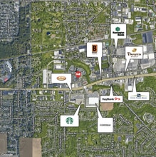 7060 Spring Meadows Dr W, Holland, OH - Aerial map view