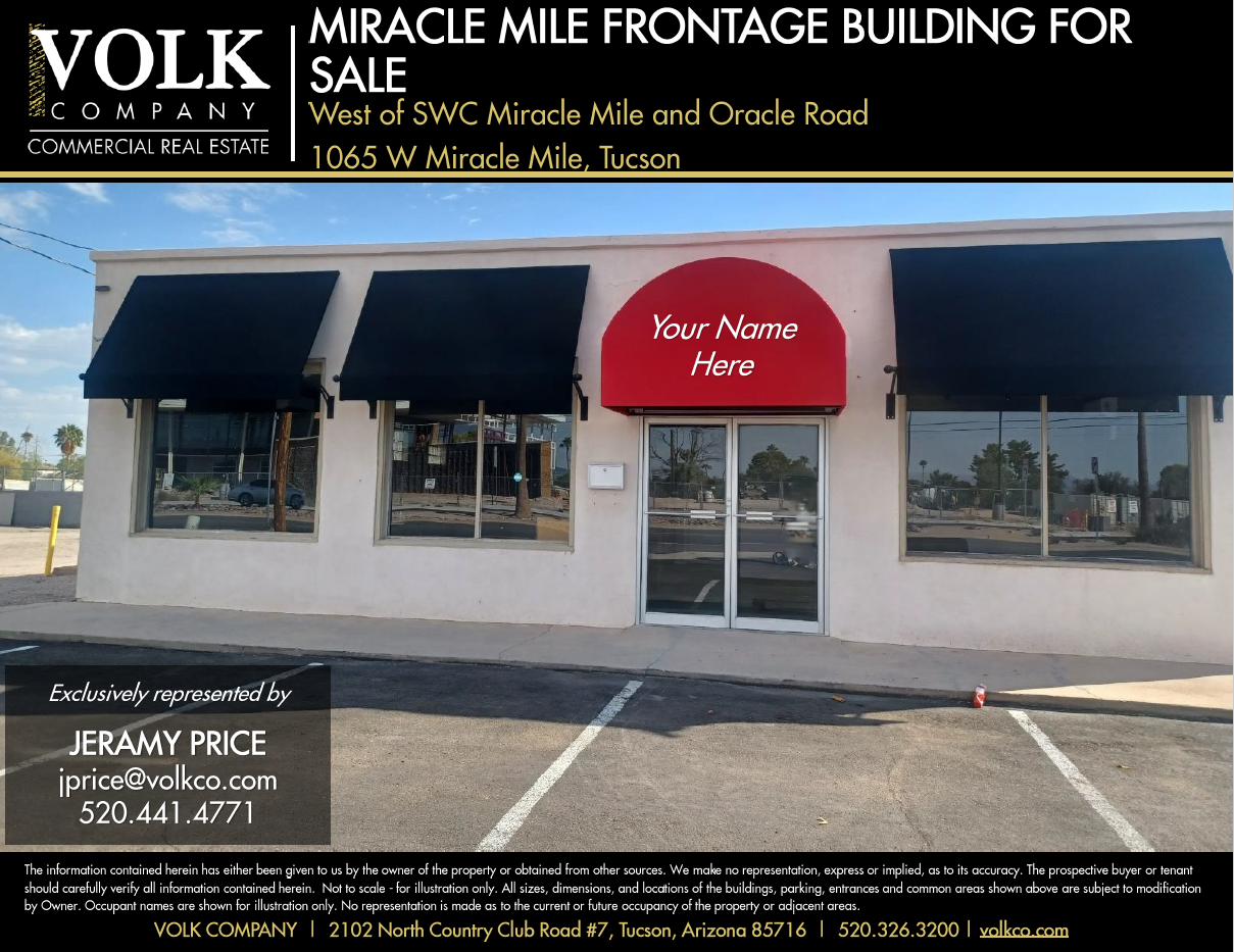 1065 W Miracle Mile, Tucson, AZ for sale Building Photo- Image 1 of 11