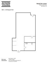 1060-1070 Lincoln Ave, San Jose, CA for lease Floor Plan- Image 1 of 1