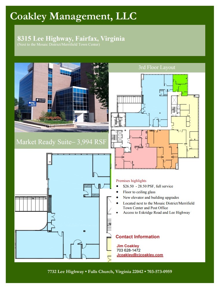 8315 Lee Hwy, Merrifield, VA for lease Floor Plan- Image 1 of 1