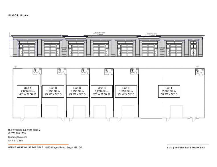 4810 Wages Way, Sugar Hill, GA for sale - Site Plan - Image 2 of 3