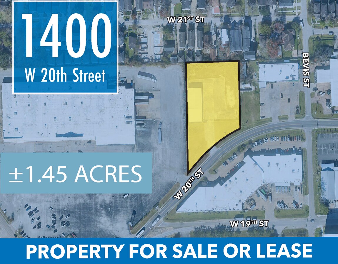 1400 W 20th St, Houston, TX 77008 Land for Sale