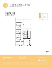 1100 W Central Rd, Arlington Heights, IL for lease Floor Plan- Image 1 of 1