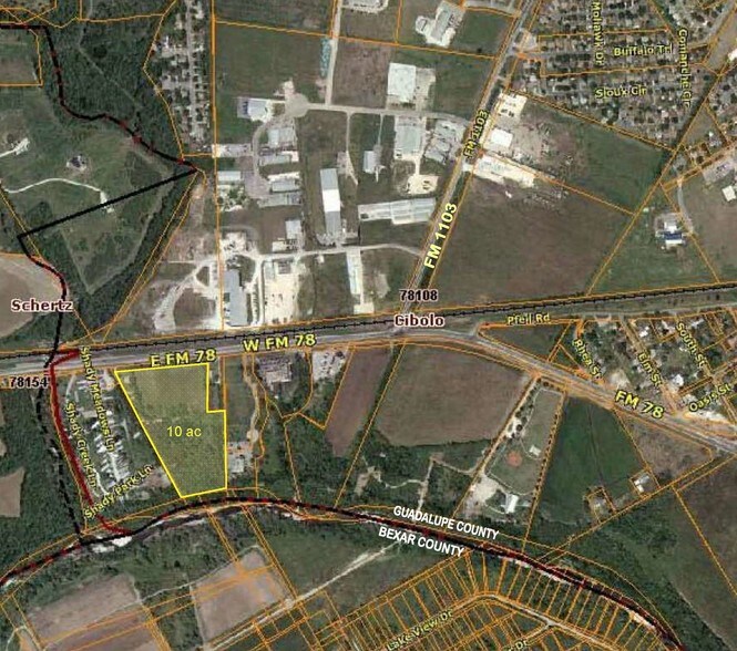 Shady Meadows & FM 78, Cibolo, TX for sale - Primary Photo - Image 1 of 1