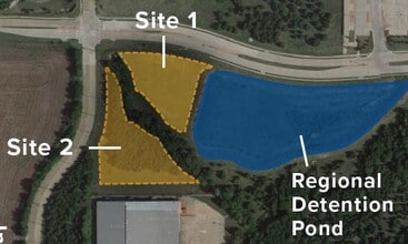 Justin & Industrial, Rockwall, TX - AERIAL  map view