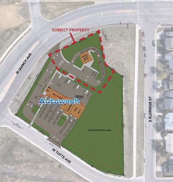 NWC Quincy & Tufts, Littleton, CO for sale - Site Plan - Image 2 of 2