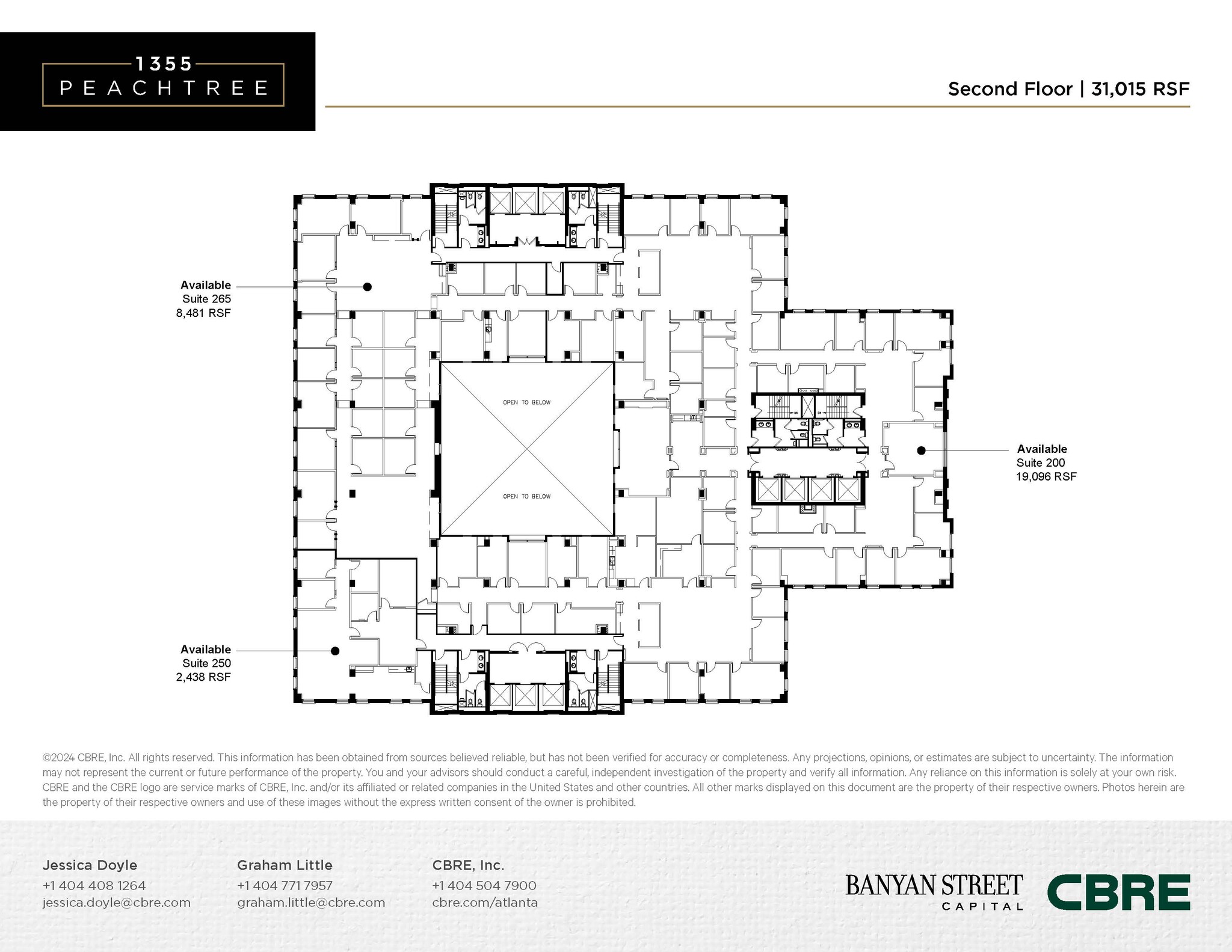 1355 Peachtree St NE, Atlanta, GA for lease Floor Plan- Image 1 of 1