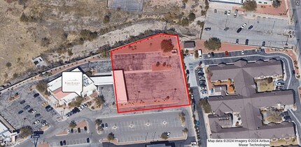 5050 N Desert Blvd, El Paso, TX - aerial  map view