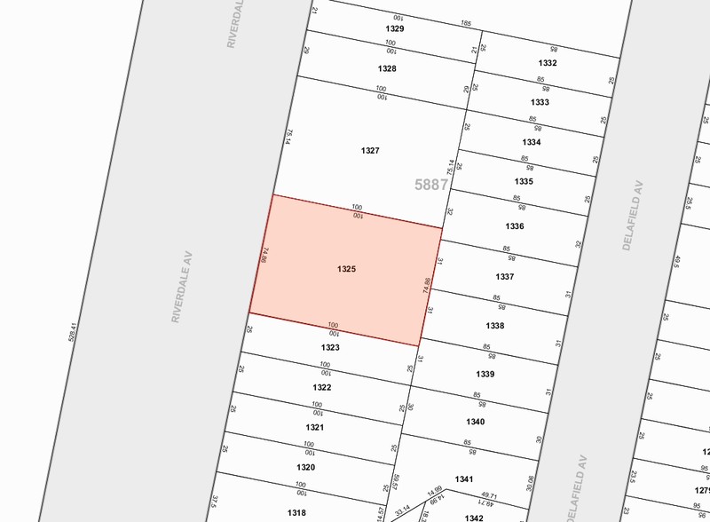 6132 Riverdale Ave, Bronx, NY for lease - Plat Map - Image 3 of 20