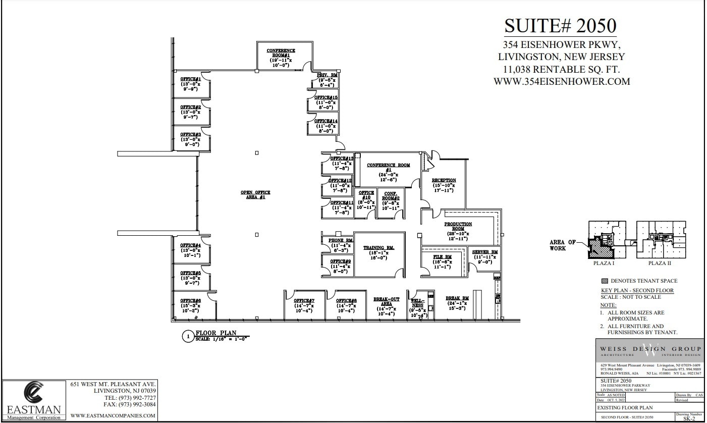 354 Eisenhower Pky, Livingston, NJ for lease Floor Plan- Image 1 of 1