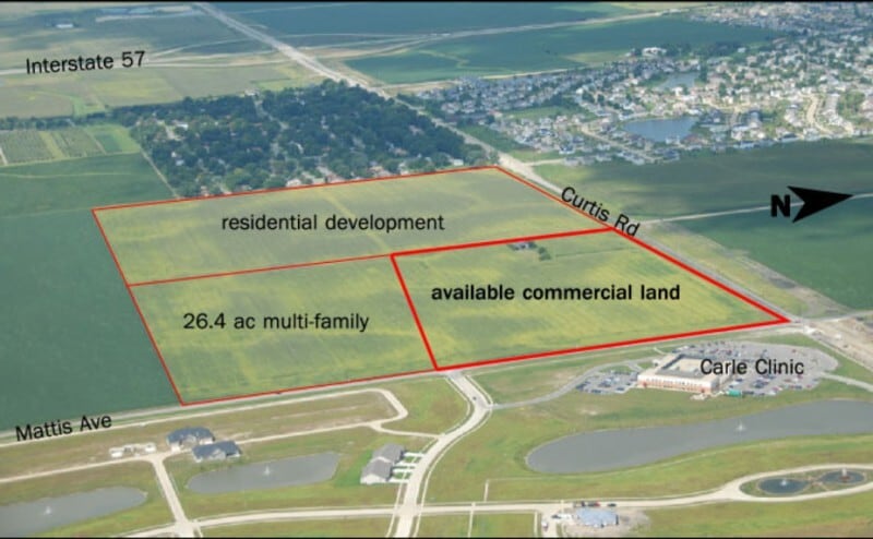 Land in Champaign, IL for sale - Aerial - Image 2 of 2