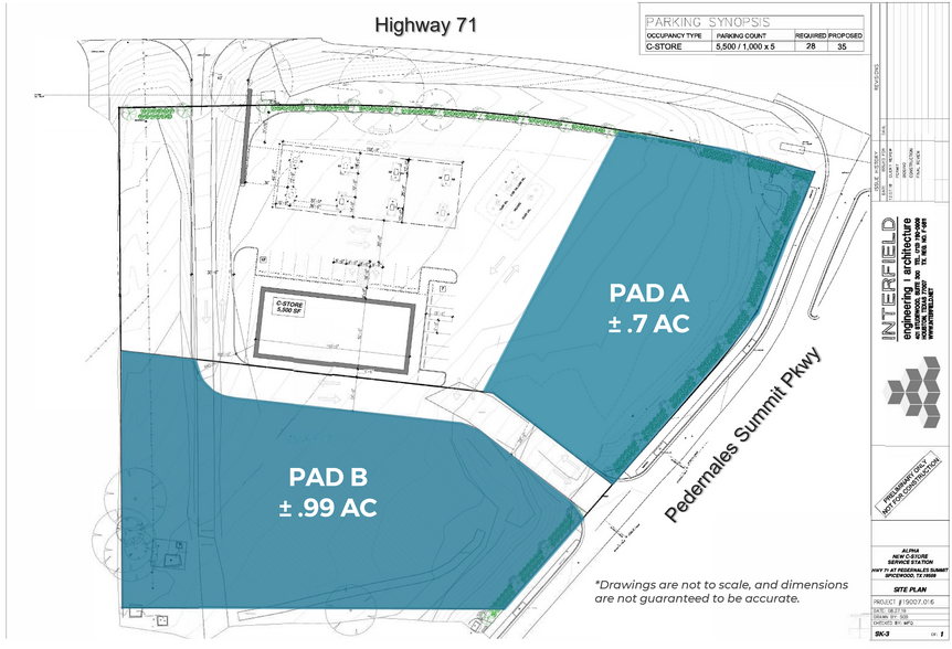 State Hwy 71 & Pedernales Summit Pkwy, Spicewood, TX for lease - Site Plan - Image 1 of 1