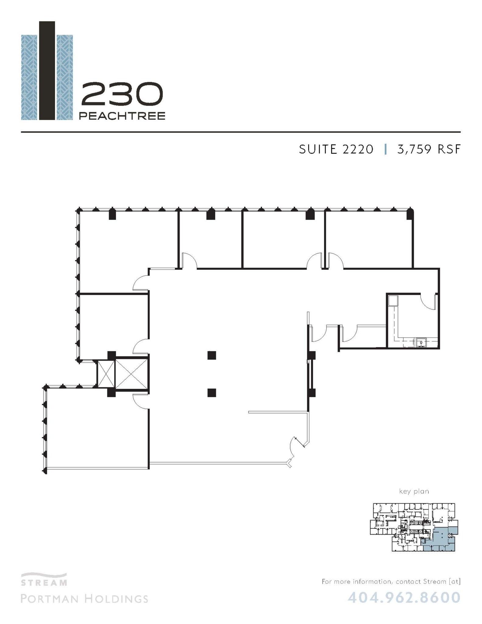 230 Peachtree St NW, Atlanta, GA for lease Site Plan- Image 1 of 1