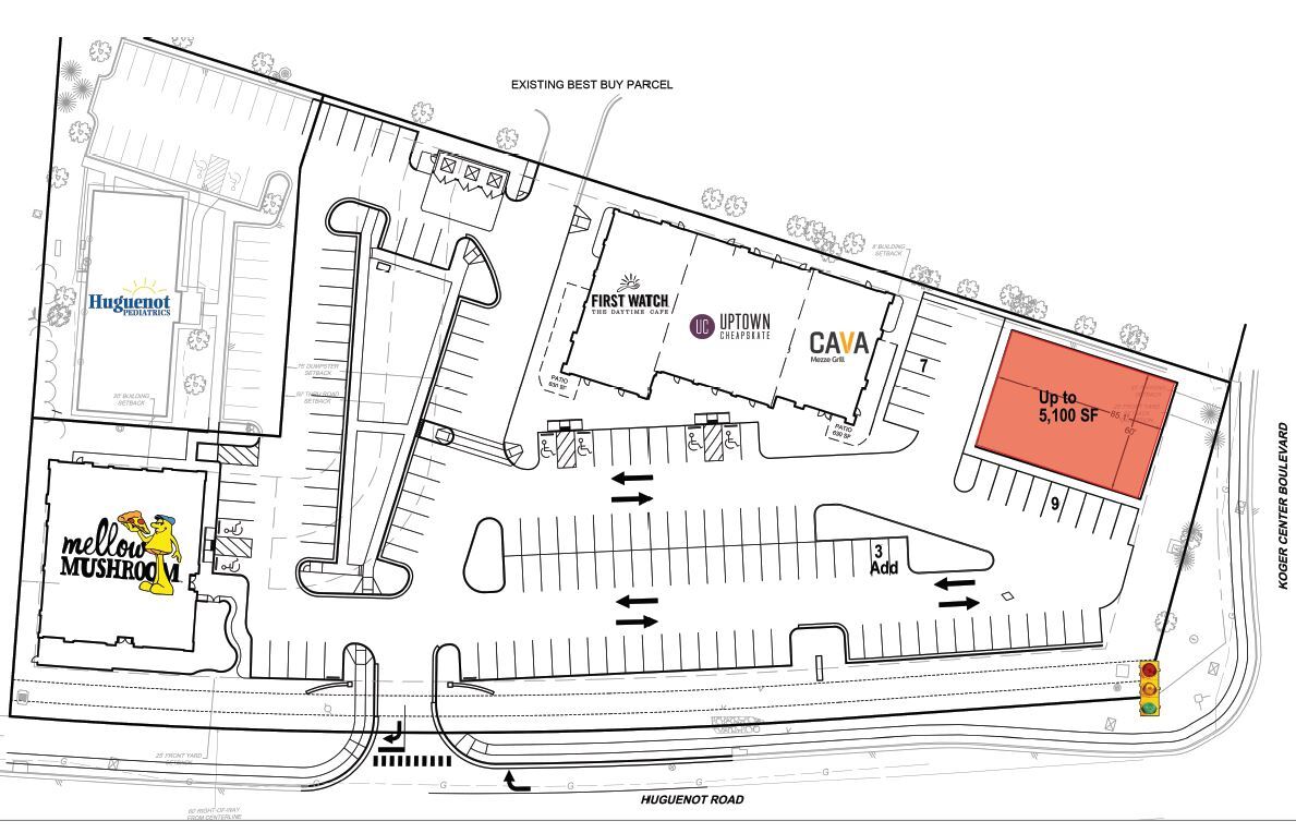 1401 Huguenot Rd, Midlothian, VA for lease Site Plan- Image 1 of 1